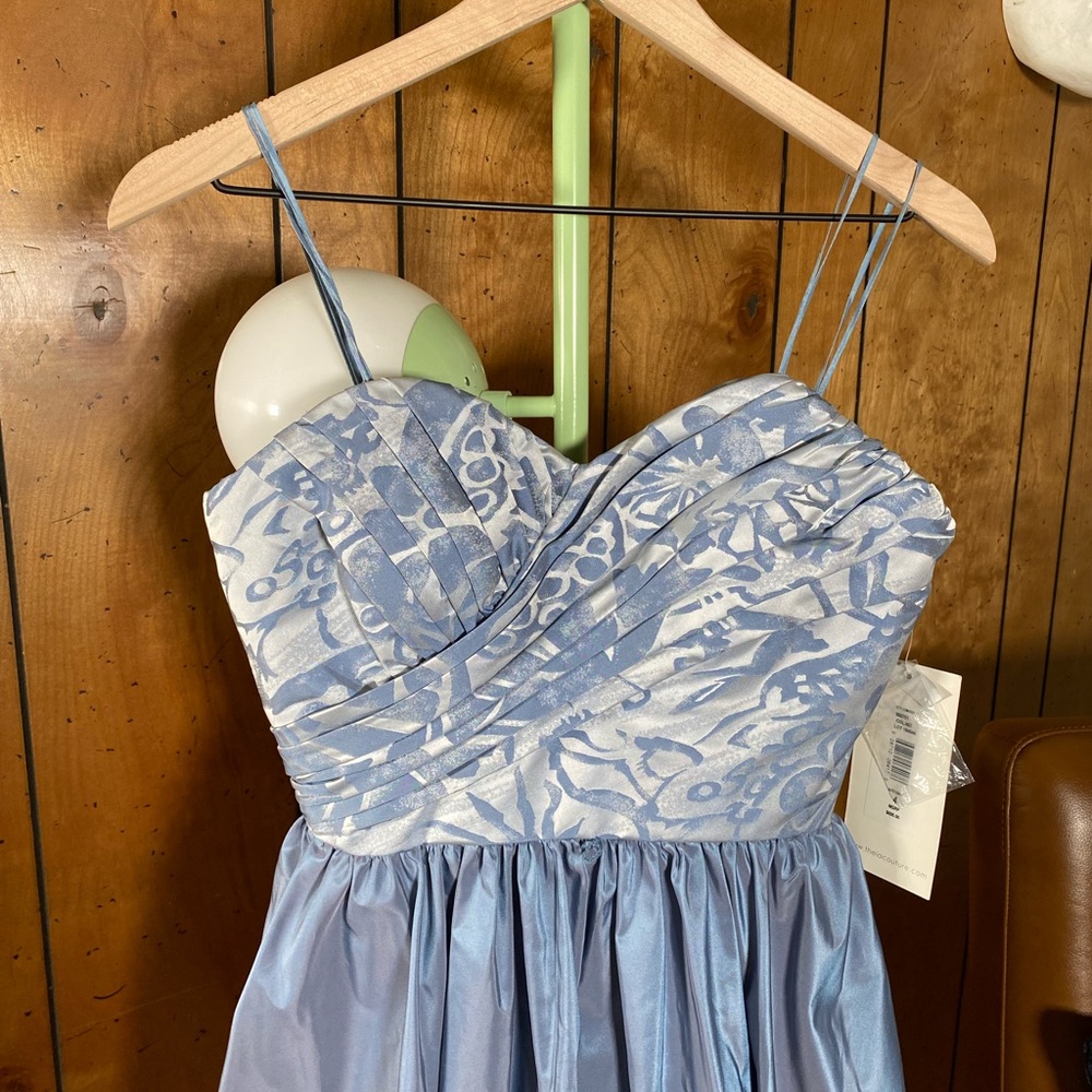Theia Strapless Party Dress - Picture 3 of 6